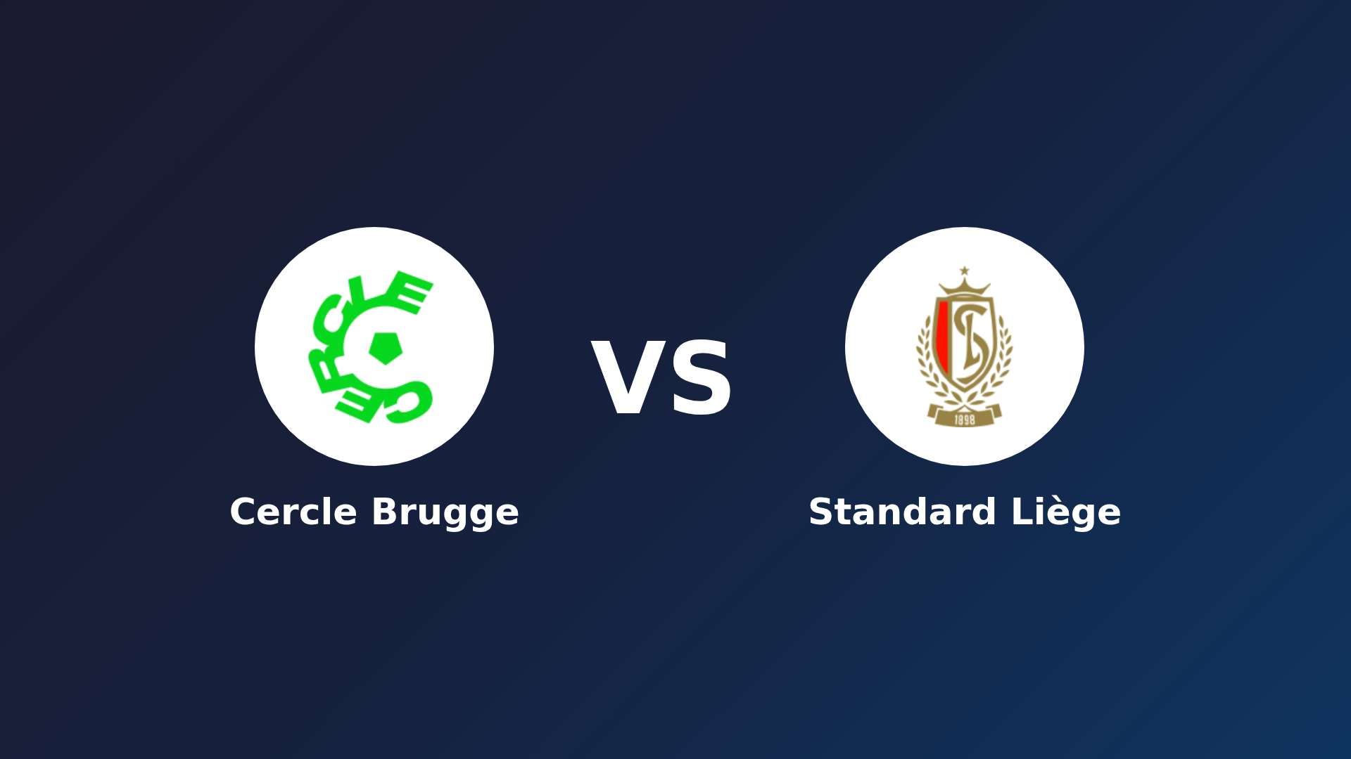 Cercle Brugge vs Standard Liège