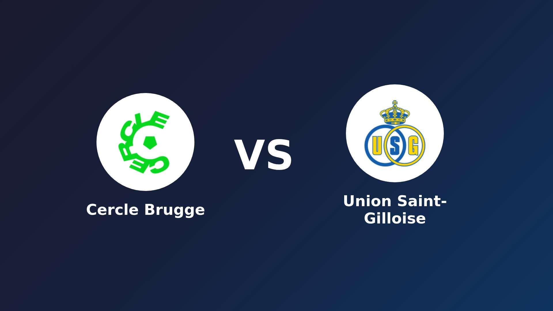 Cercle Brugge vs Union Saint-Gilloise