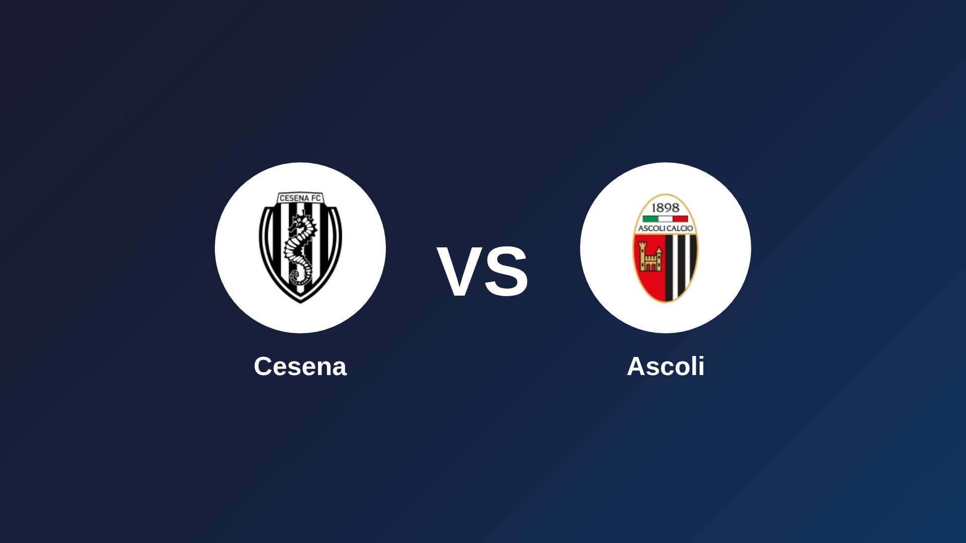Cesena vs Ascoli