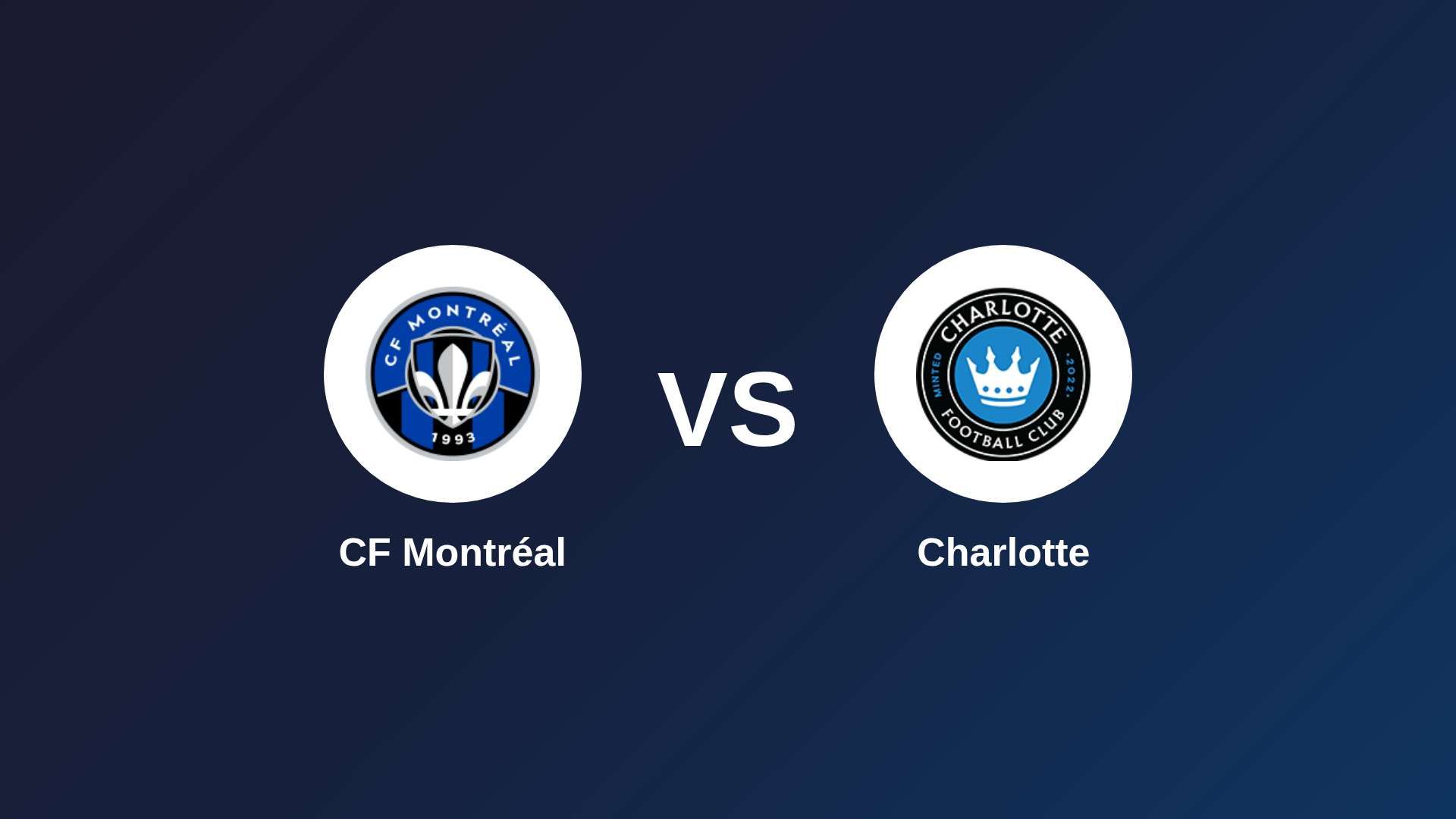 CF Montréal vs Charlotte