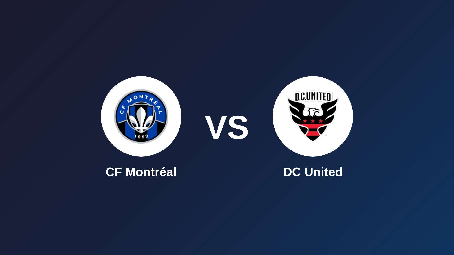 CF Montréal vs DC United