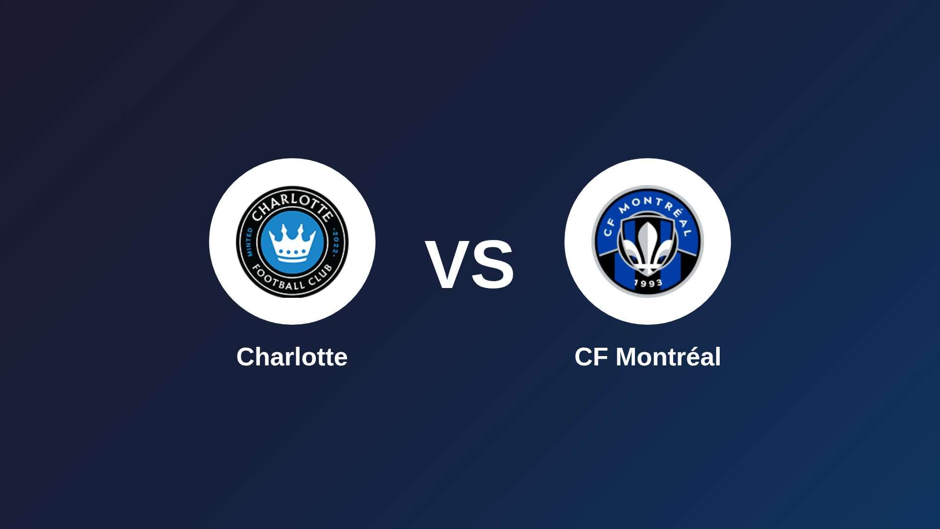 Charlotte vs CF Montréal