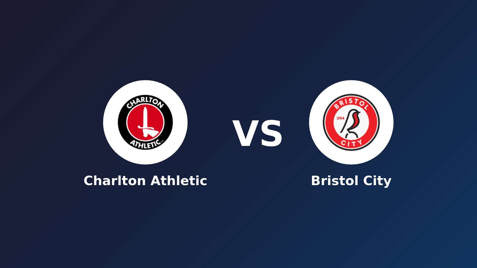 Charlton Athletic vs Bristol City