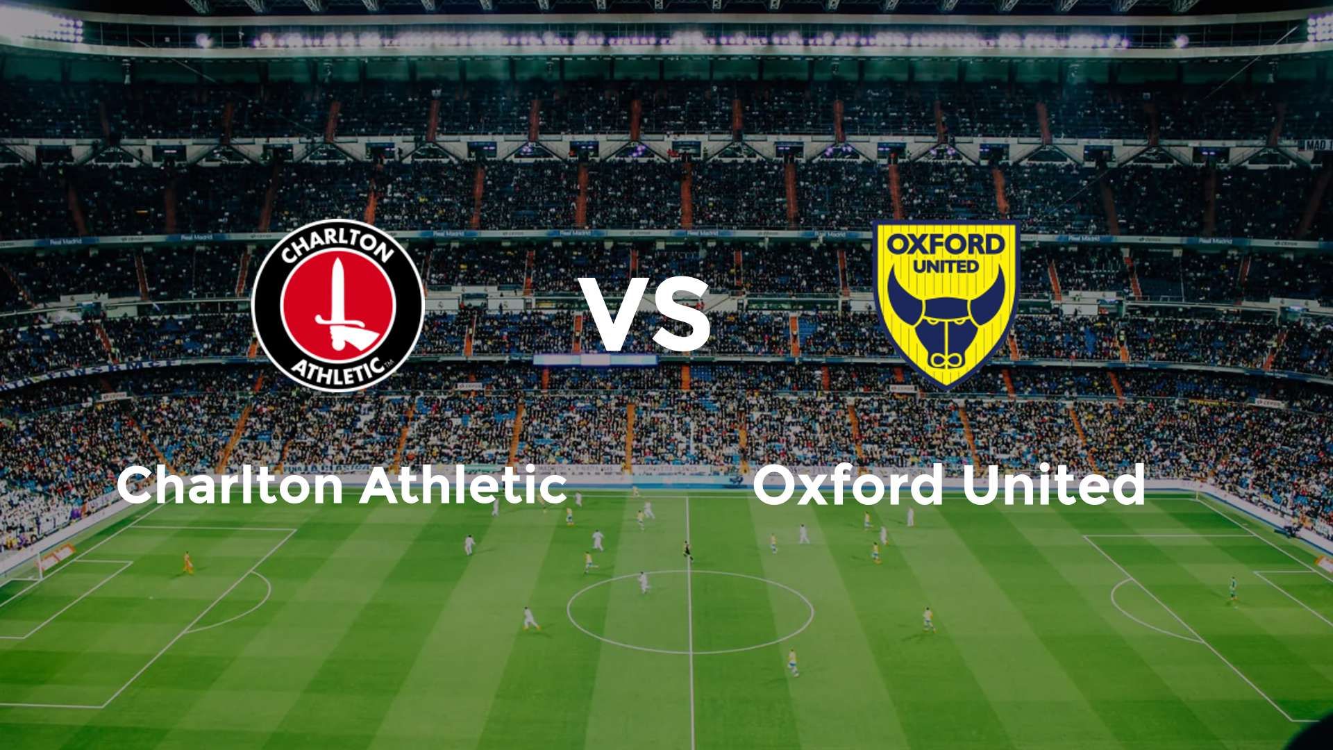 Charlton Athletic vs Oxford United