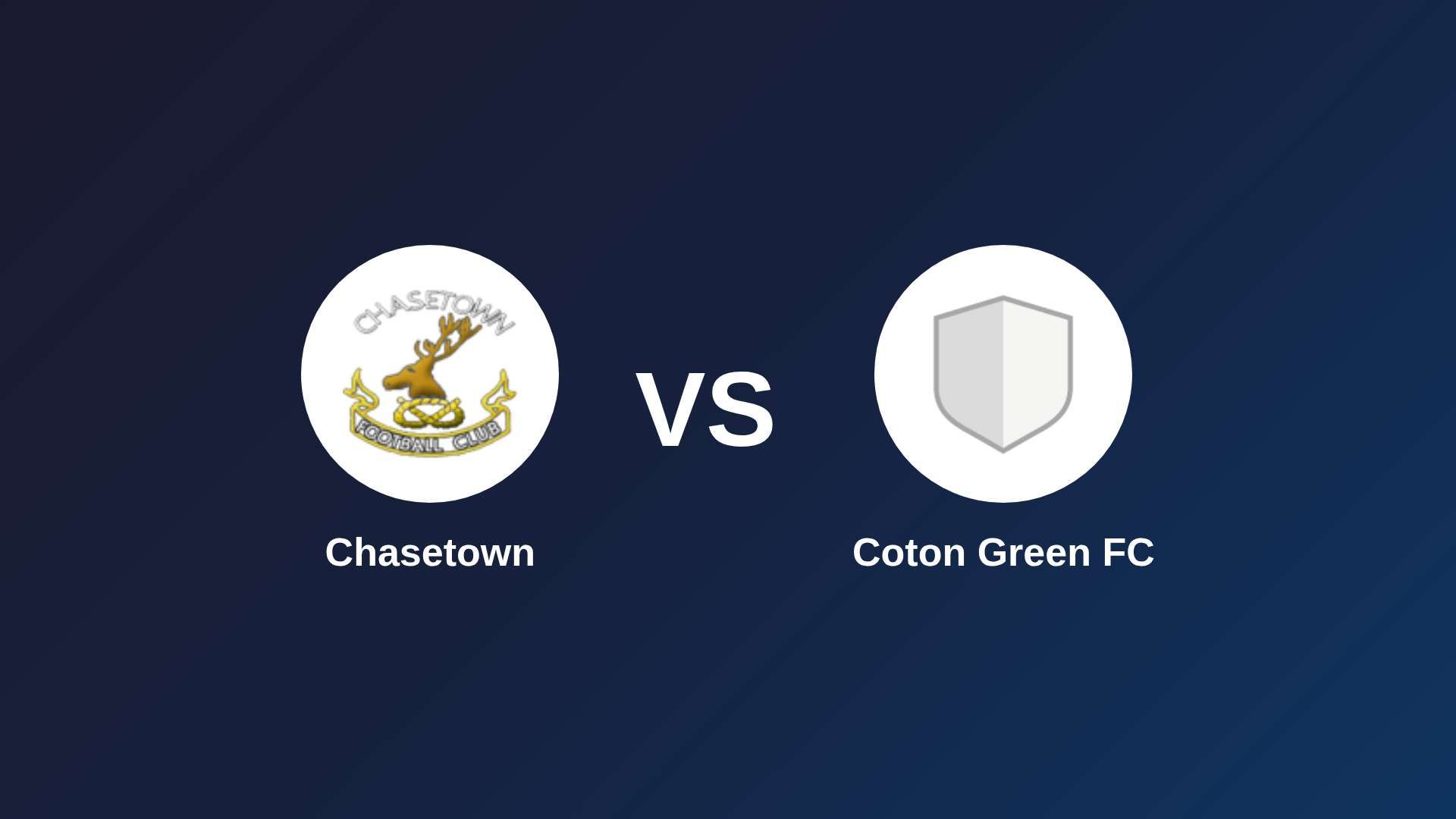 Chasetown vs Coton Green FC