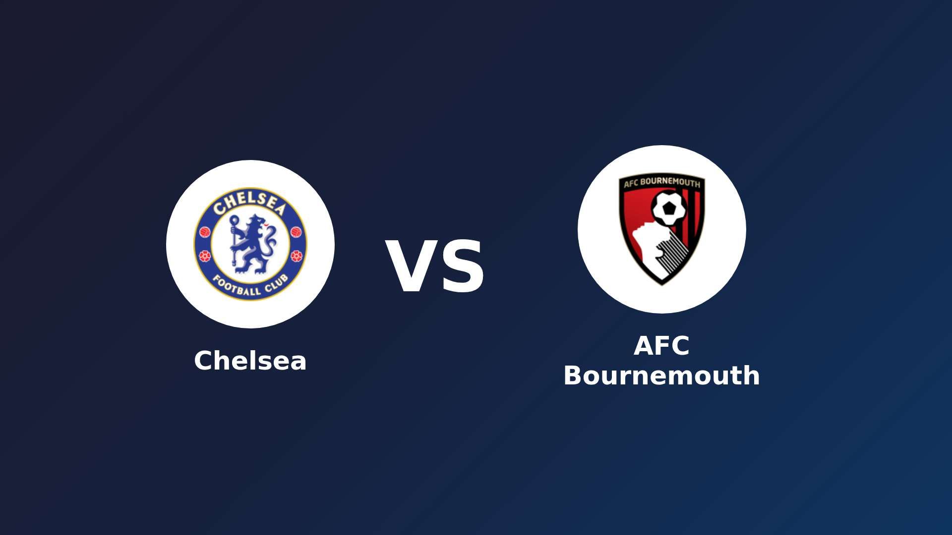 Chelsea vs AFC Bournemouth