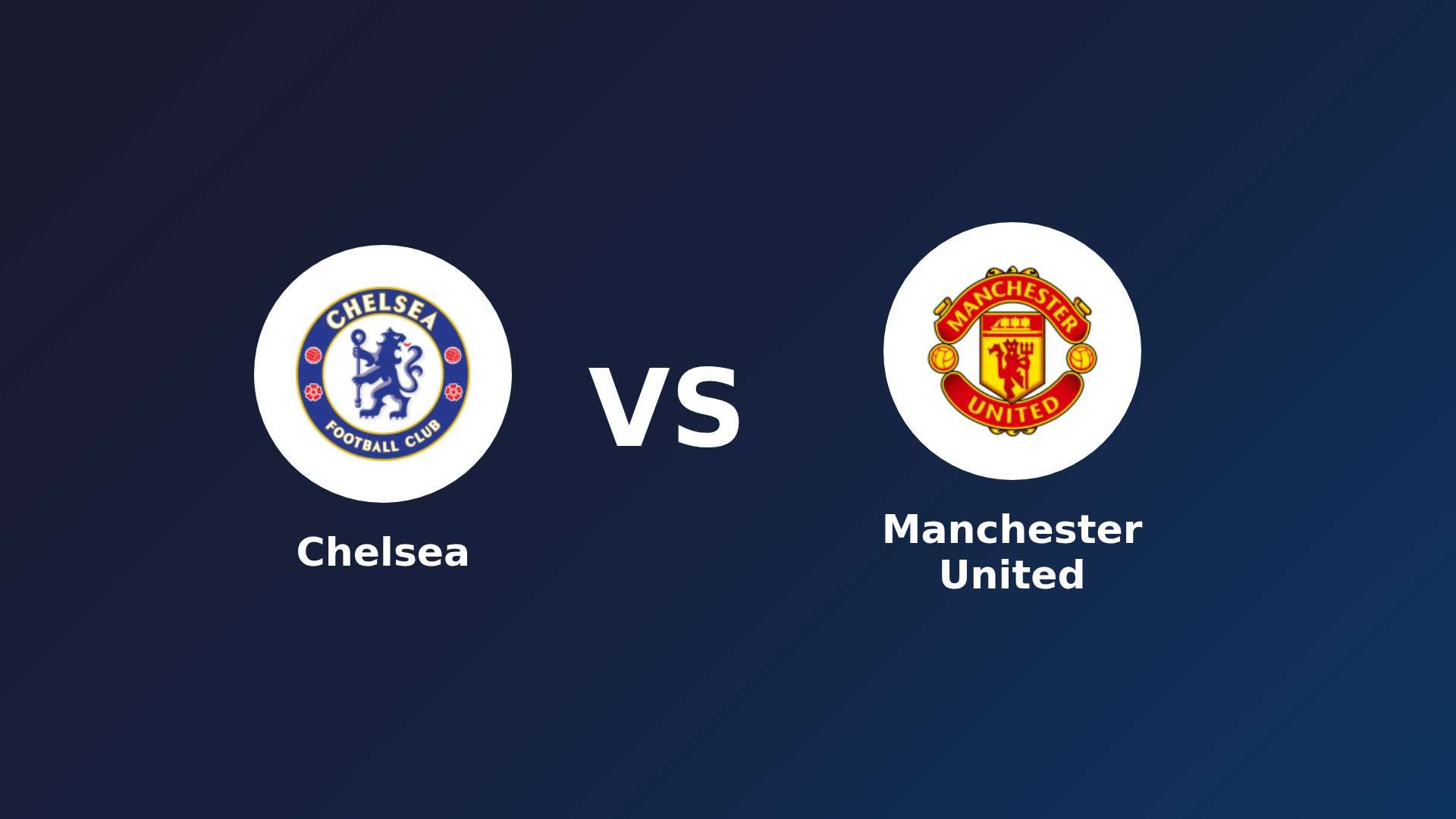 Chelsea vs Manchester United