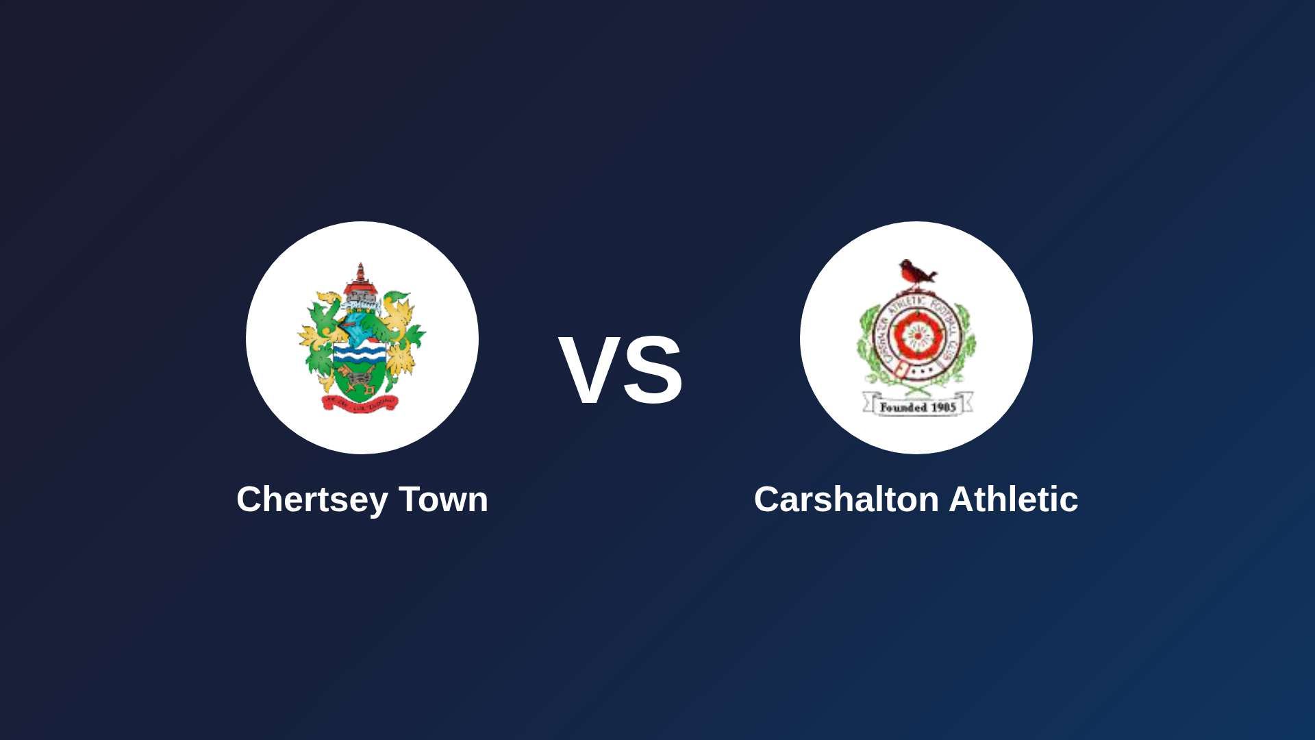 Chertsey Town vs Carshalton Athletic