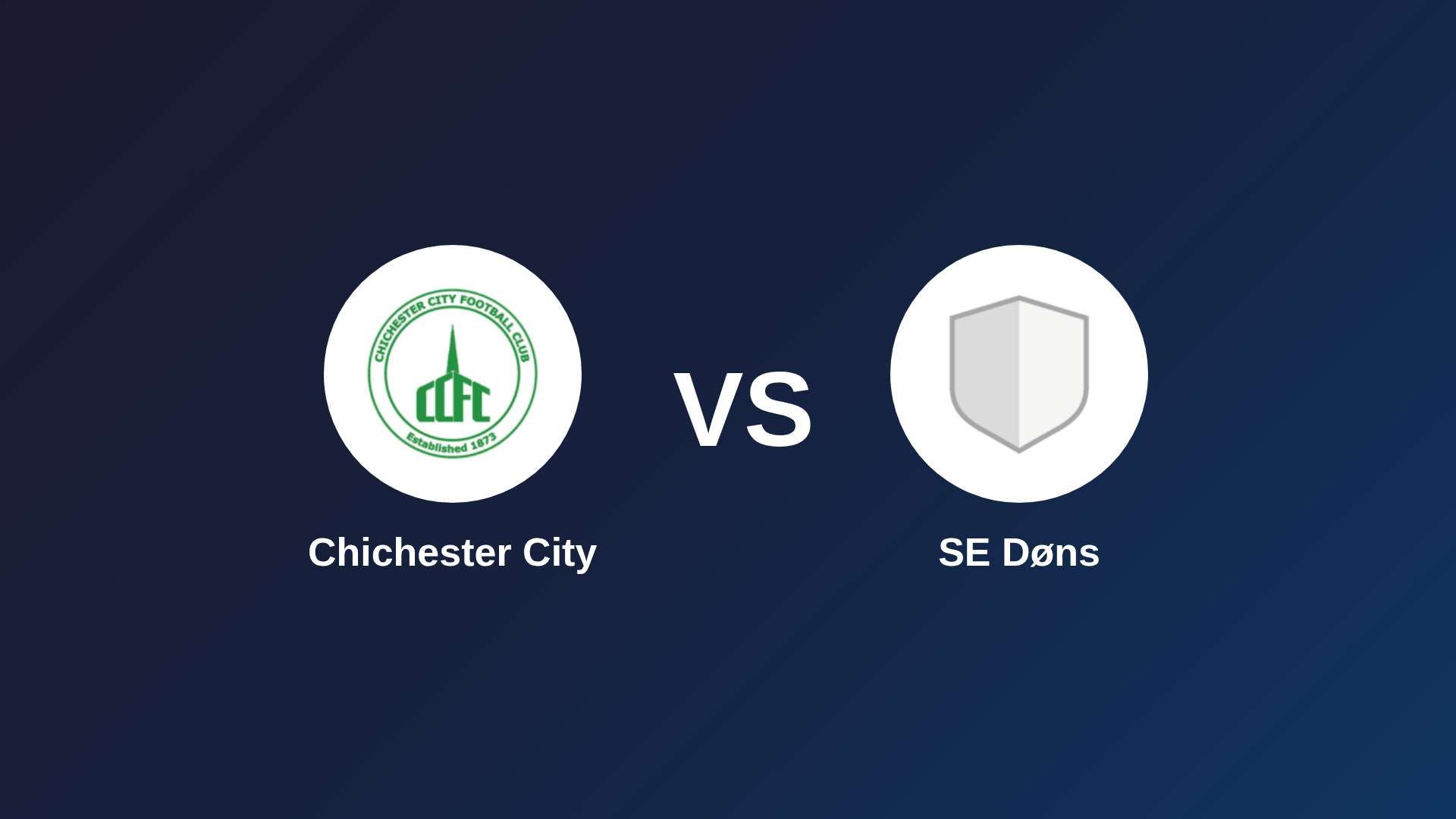 Chichester City vs SE Døns