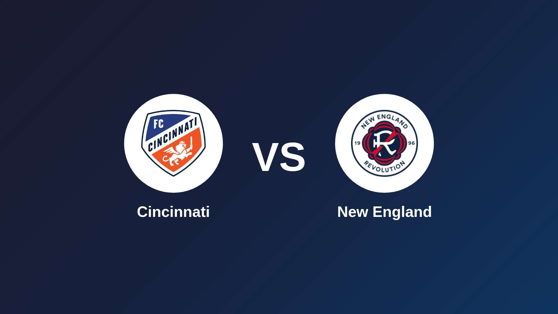 Cincinnati vs New England