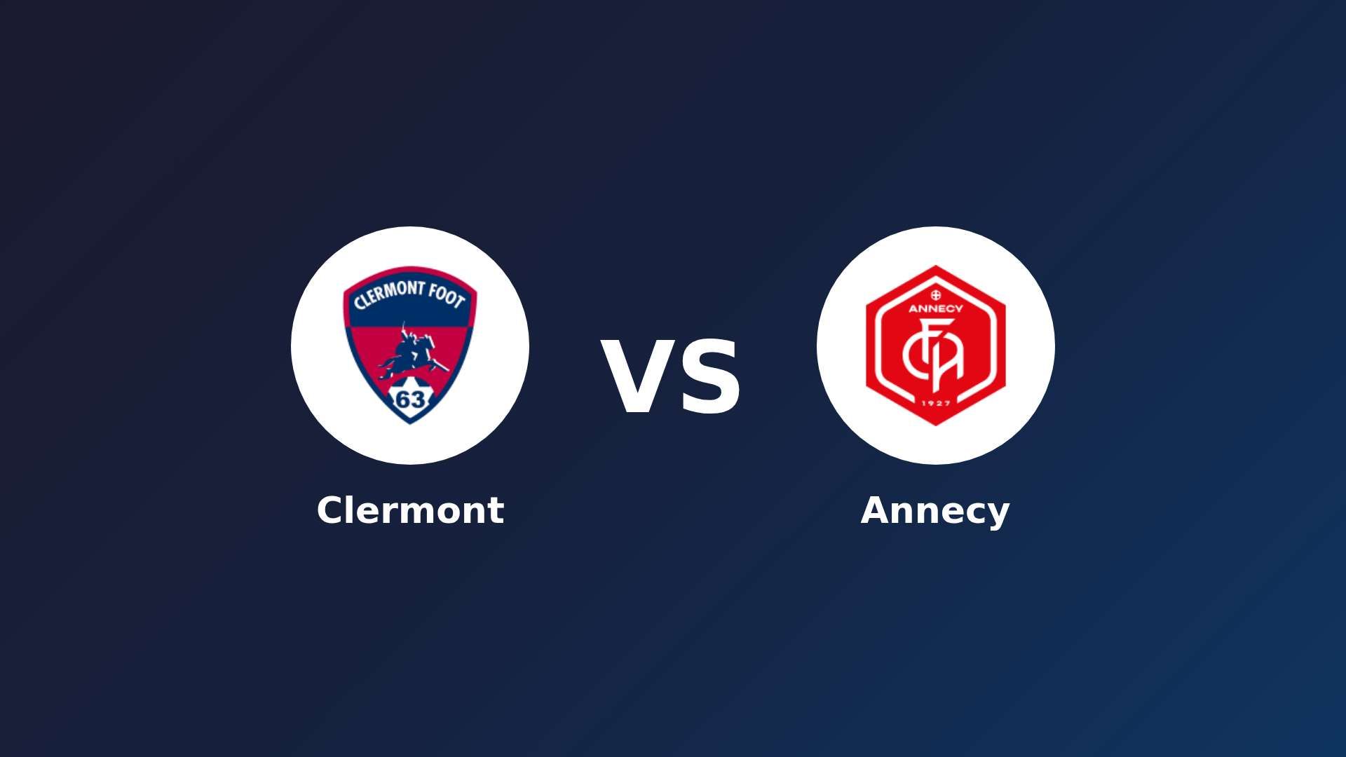 Clermont vs Annecy
