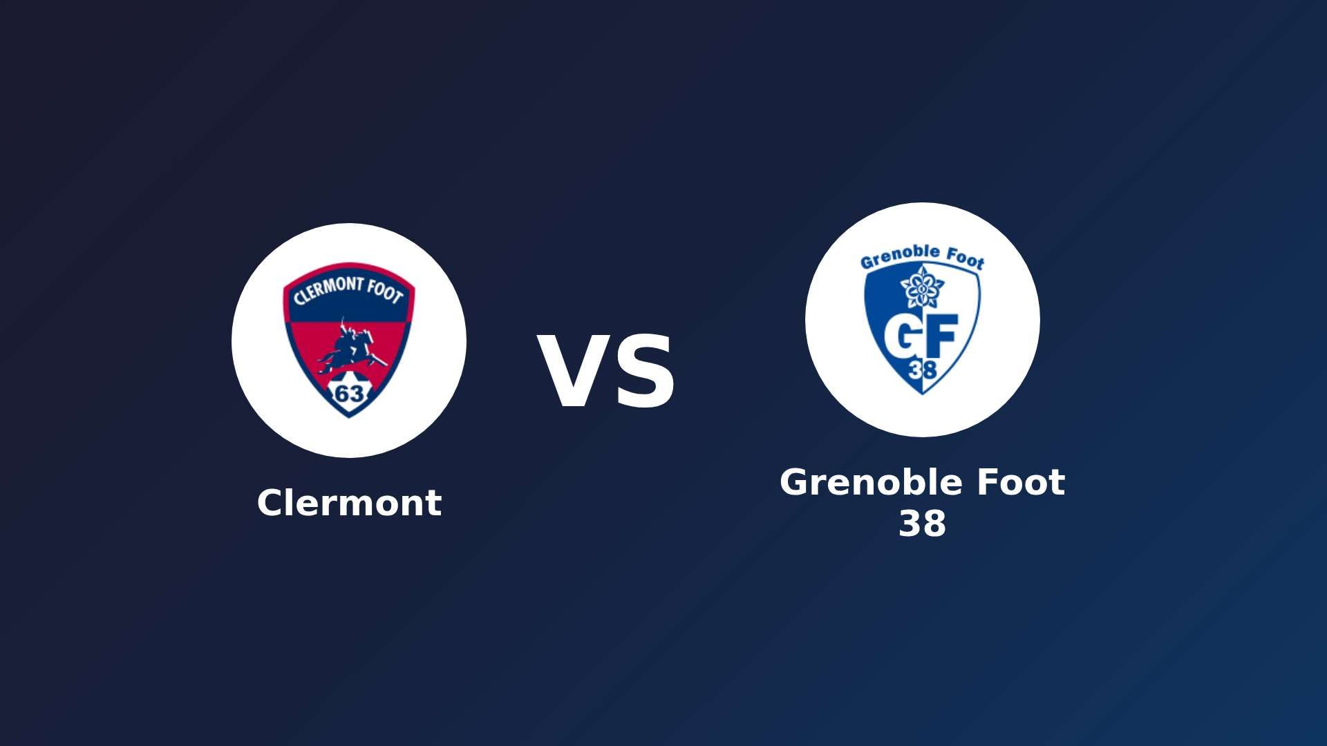 Clermont vs Grenoble Foot 38
