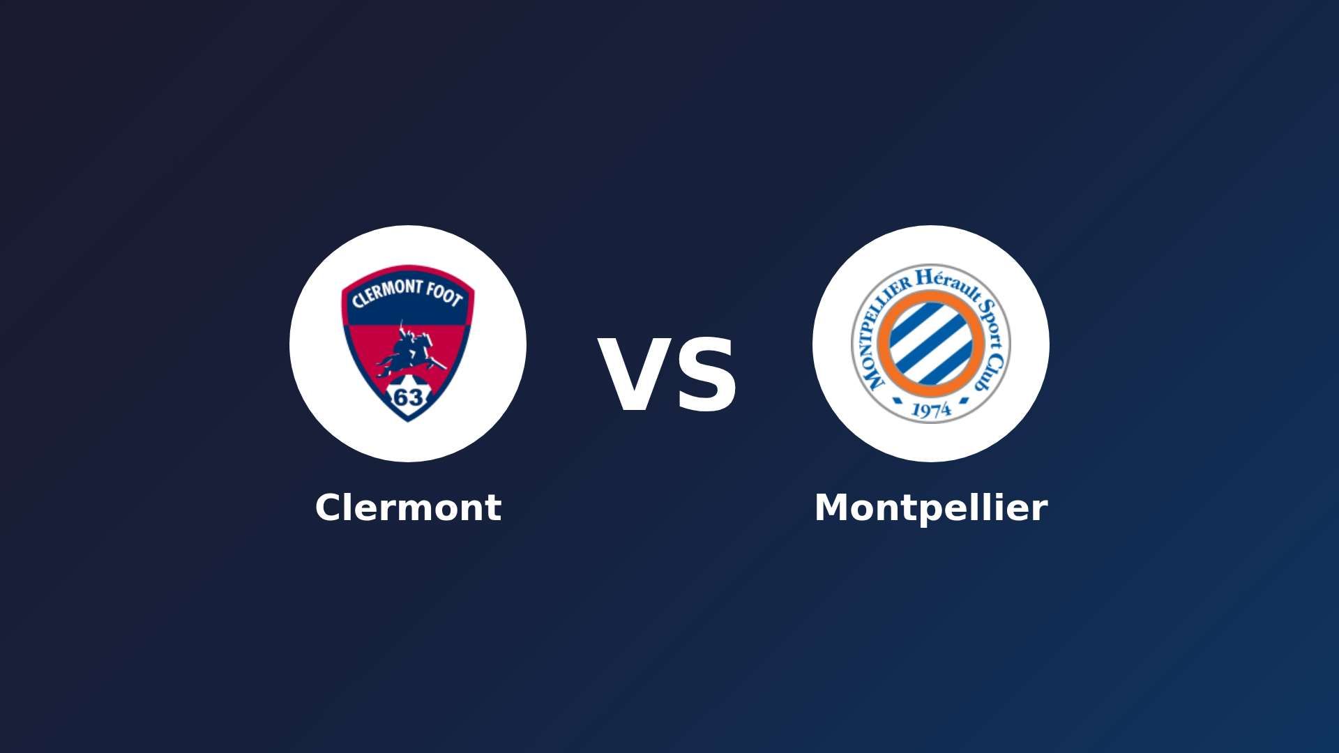 Clermont vs Montpellier