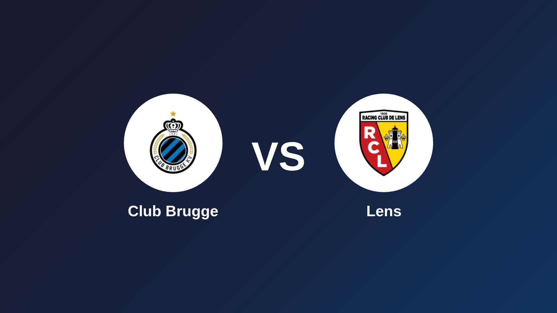 Club Brugge vs Lens