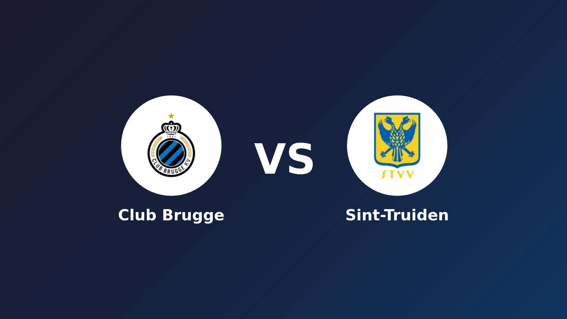 Club Brugge vs Sint-Truiden