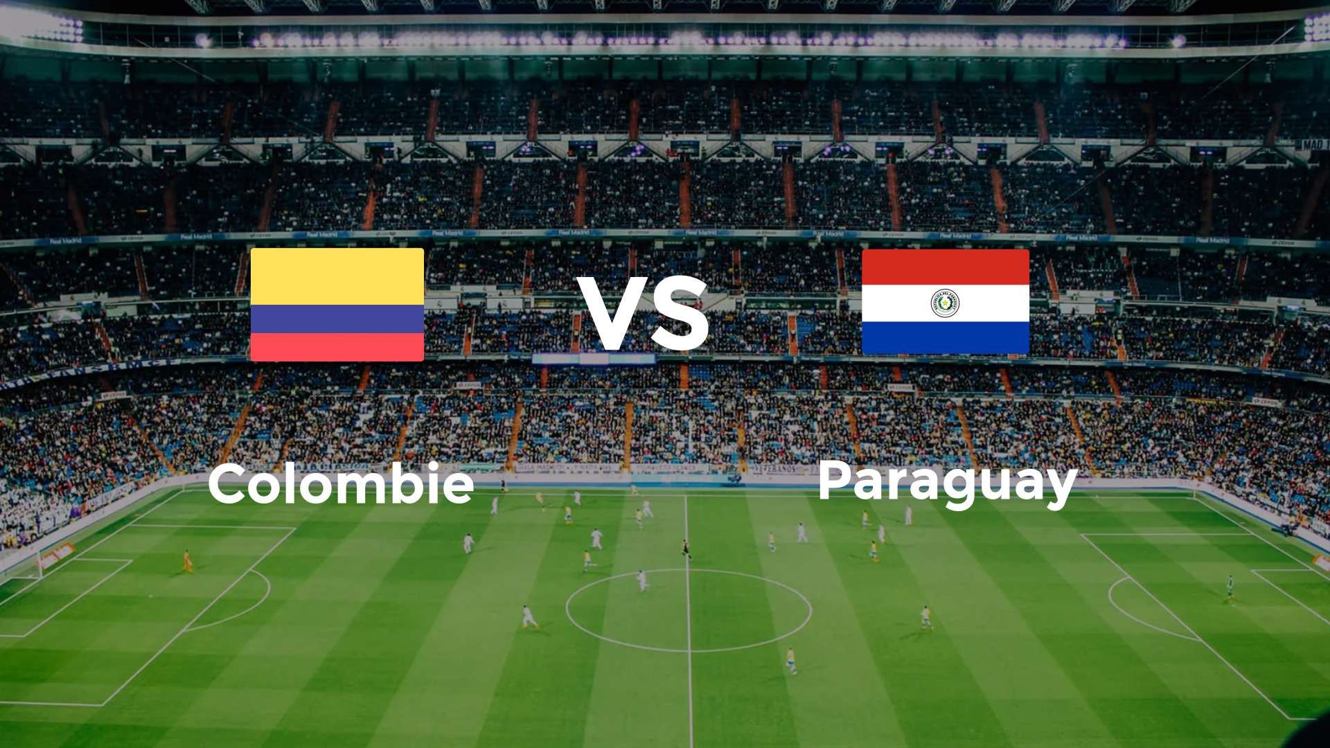 Colombie vs Paraguay