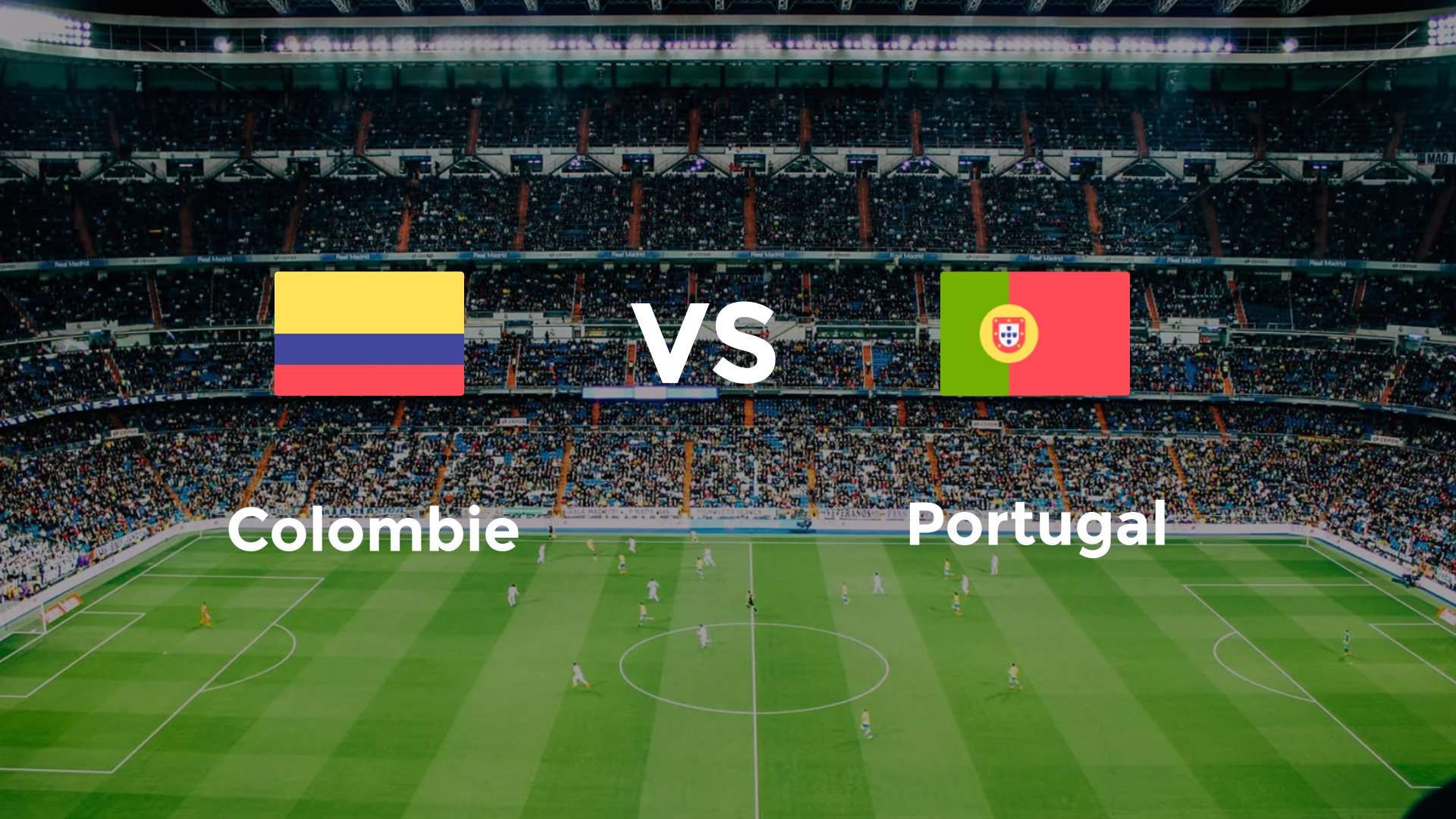Colombie vs Portugal