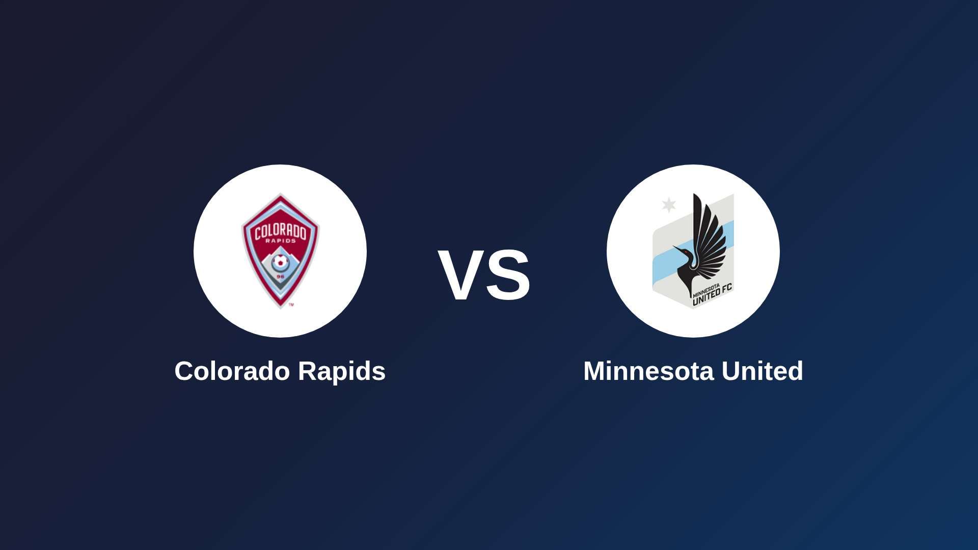 Colorado Rapids vs Minnesota United