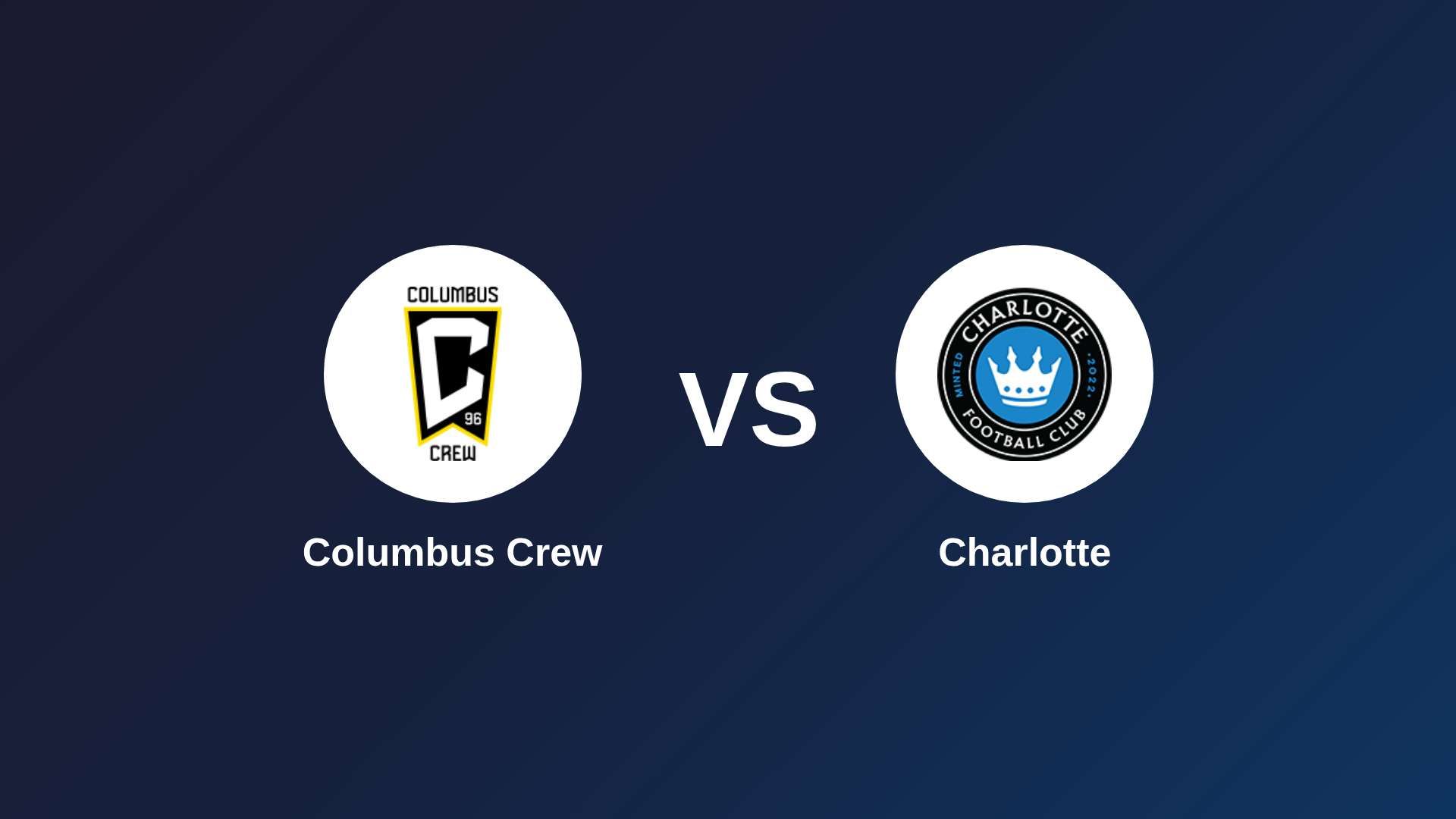 Columbus Crew vs Charlotte
