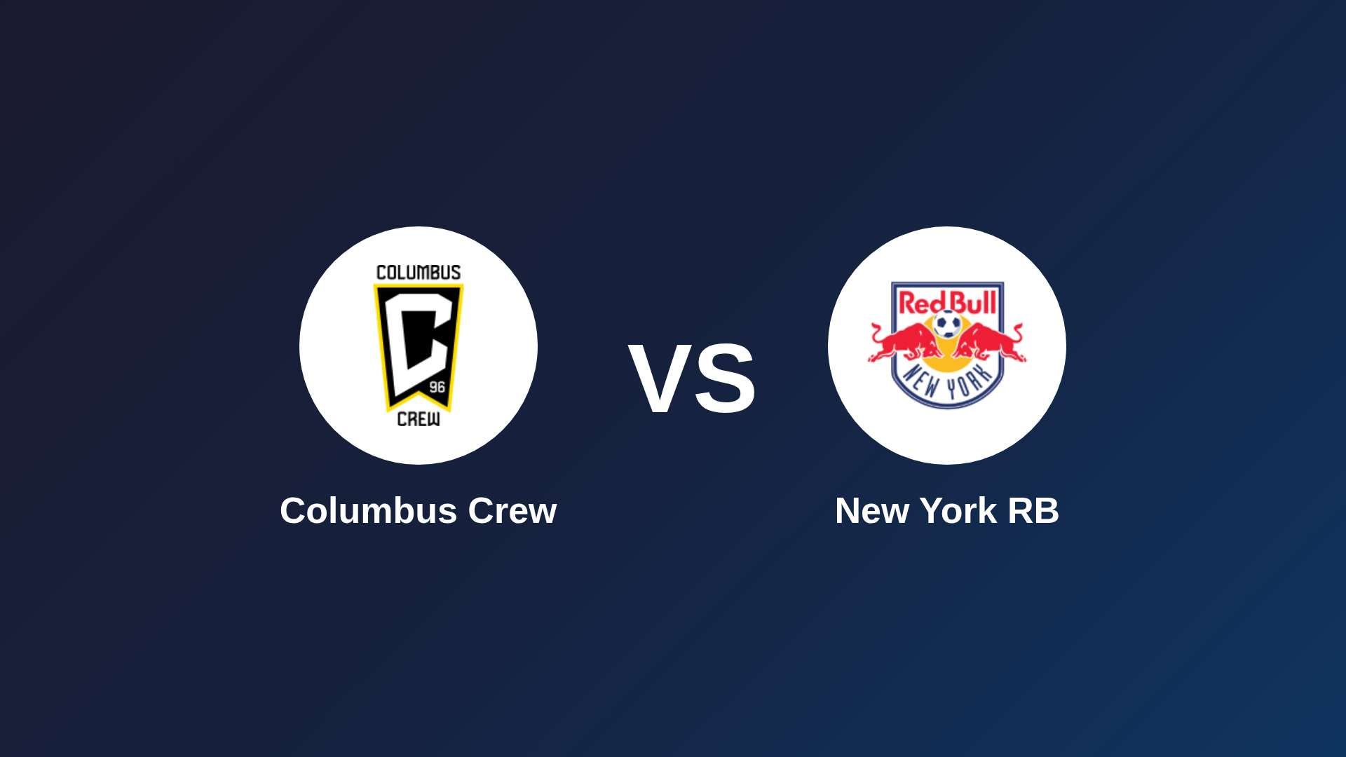 Columbus Crew vs New York RB