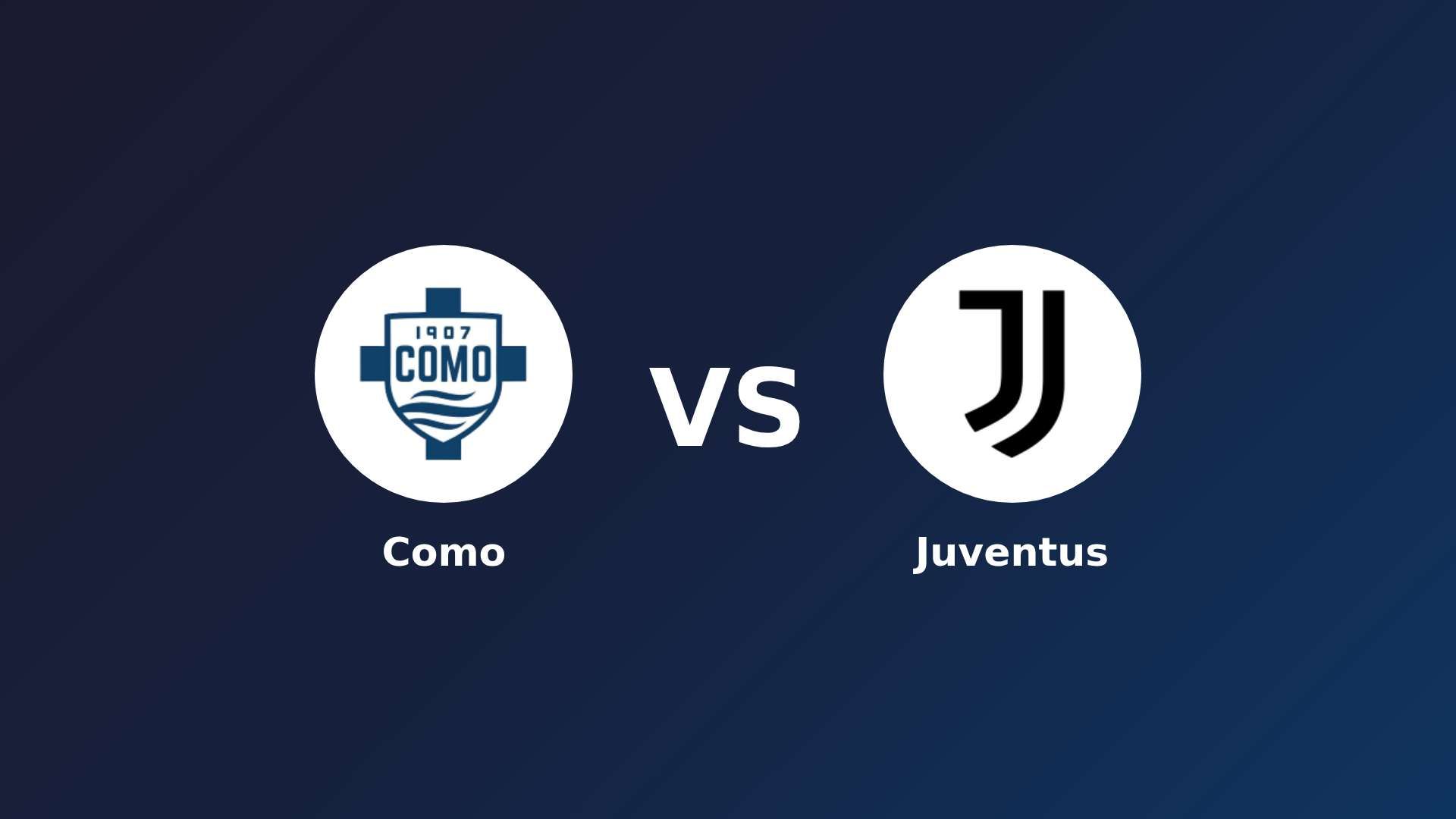 Como vs Juventus