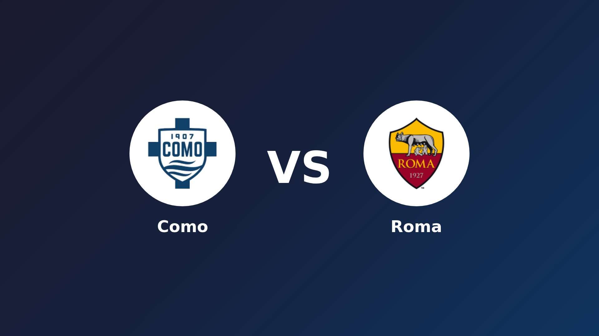 Como vs Roma