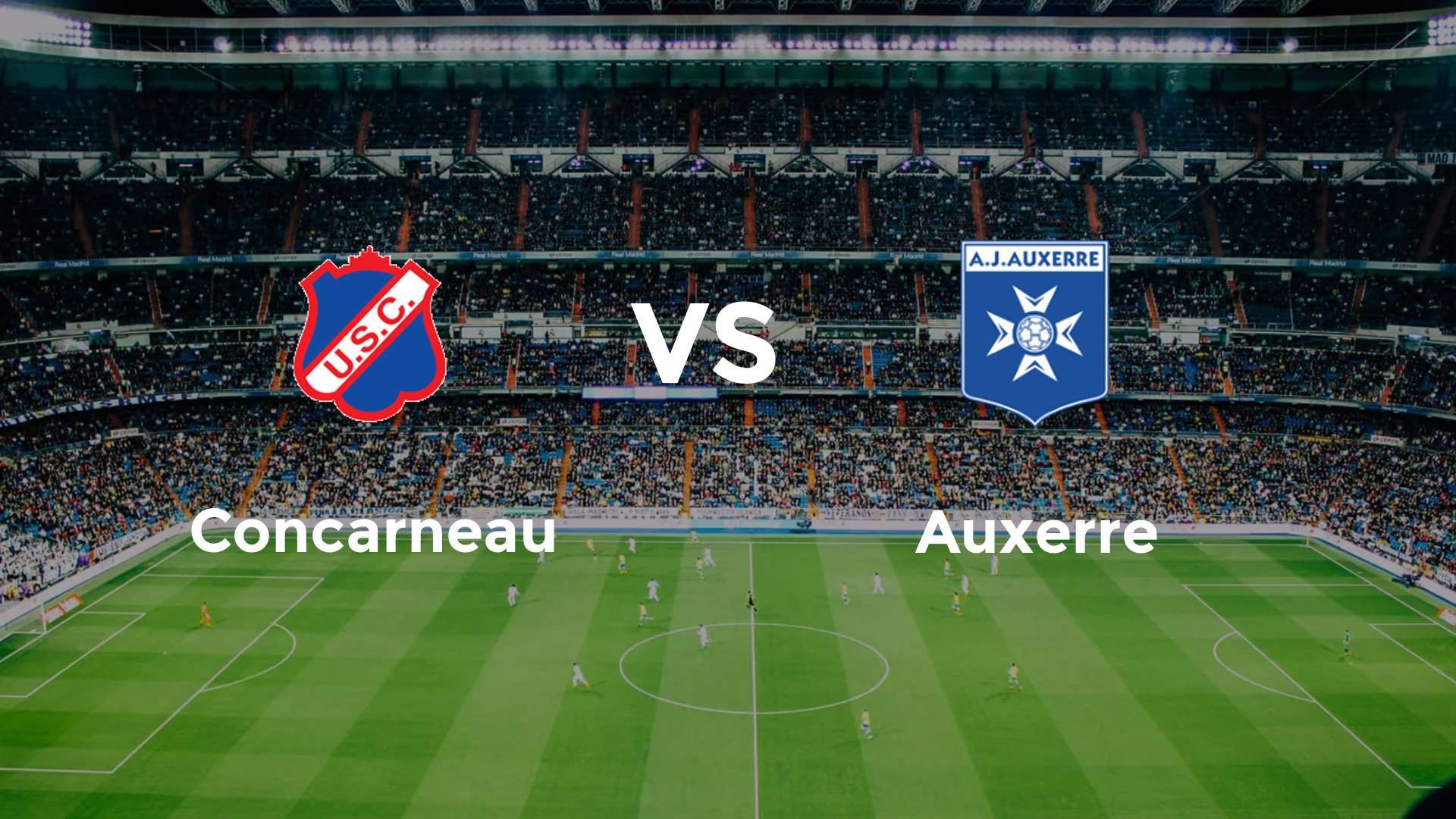 Concarneau vs Auxerre