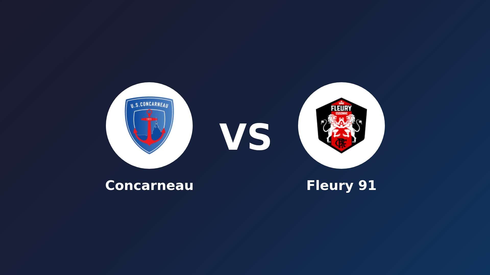 Concarneau vs Fleury 91