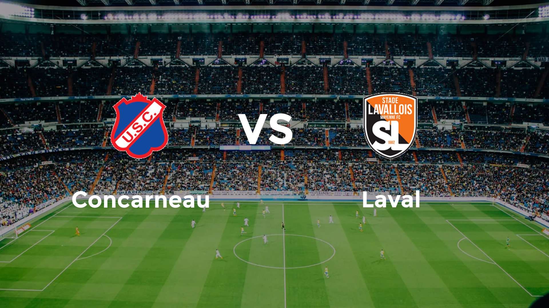 Concarneau vs Laval