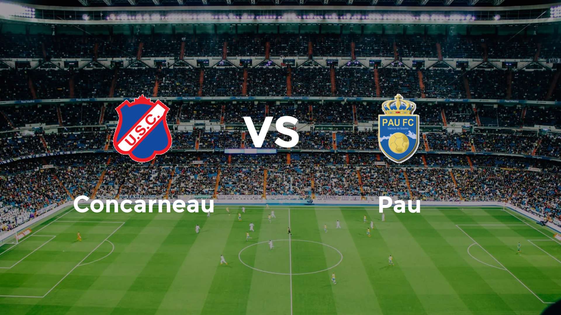 Concarneau vs Pau