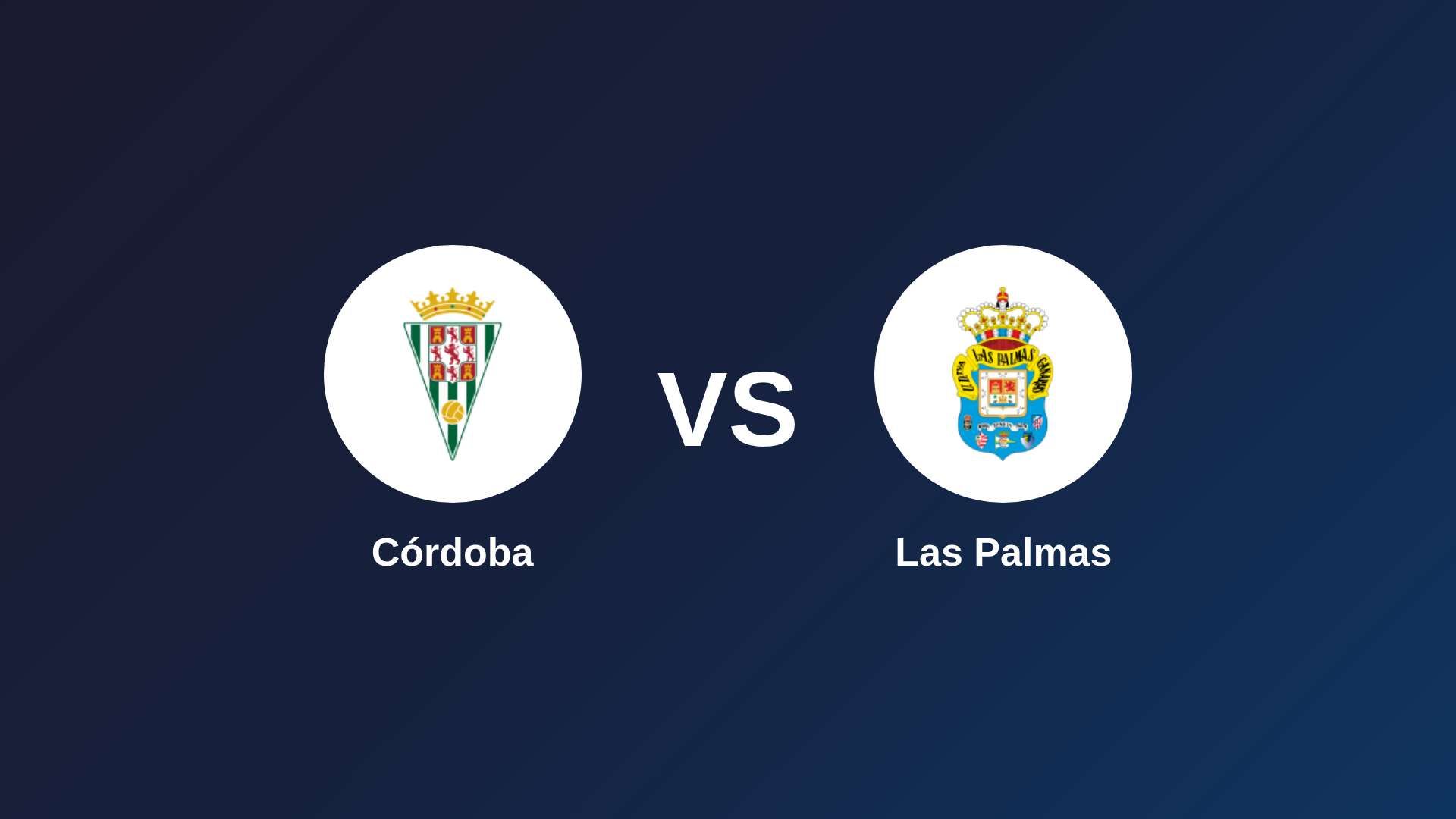 Córdoba vs Las Palmas