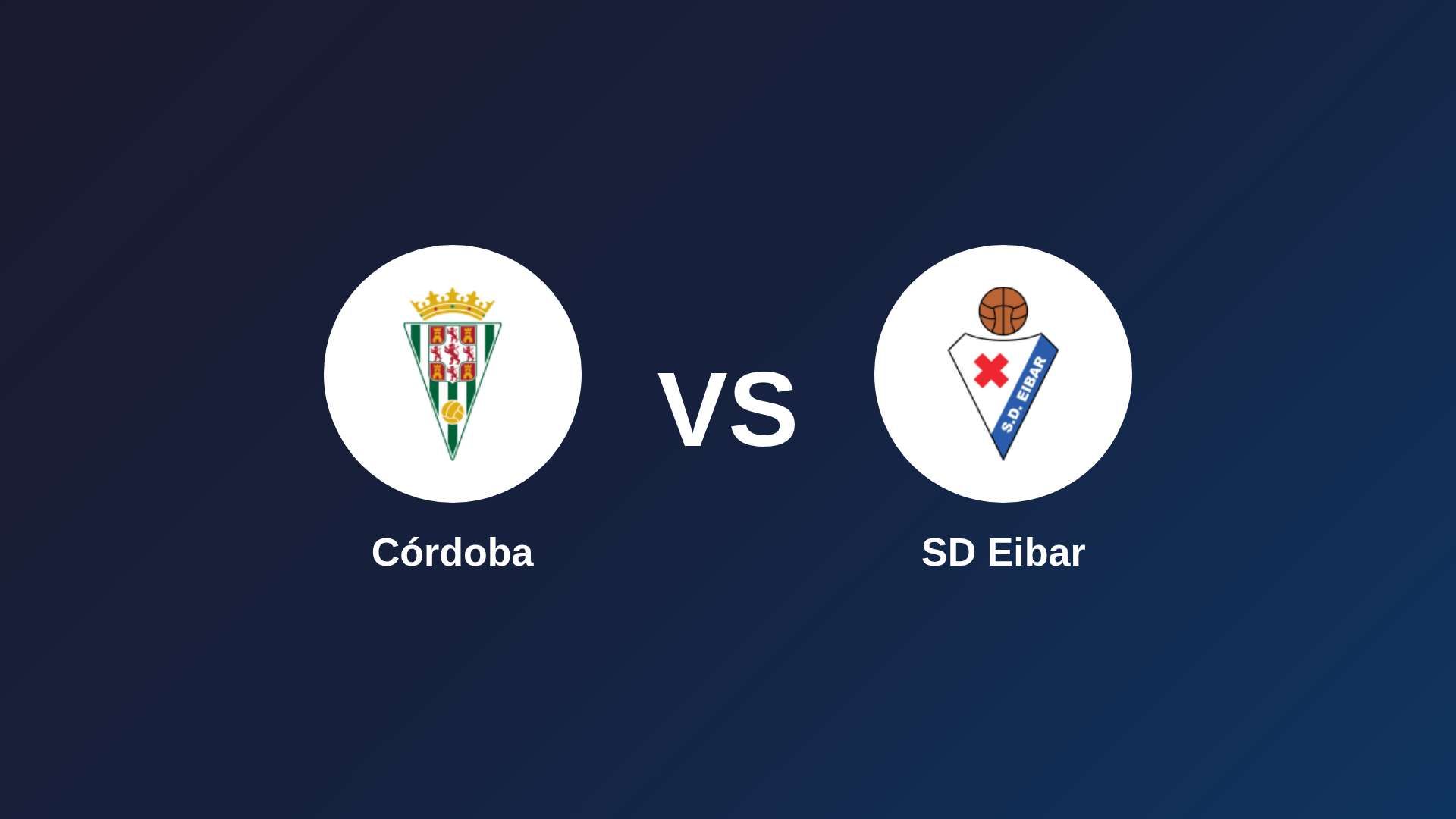 Córdoba vs SD Eibar
