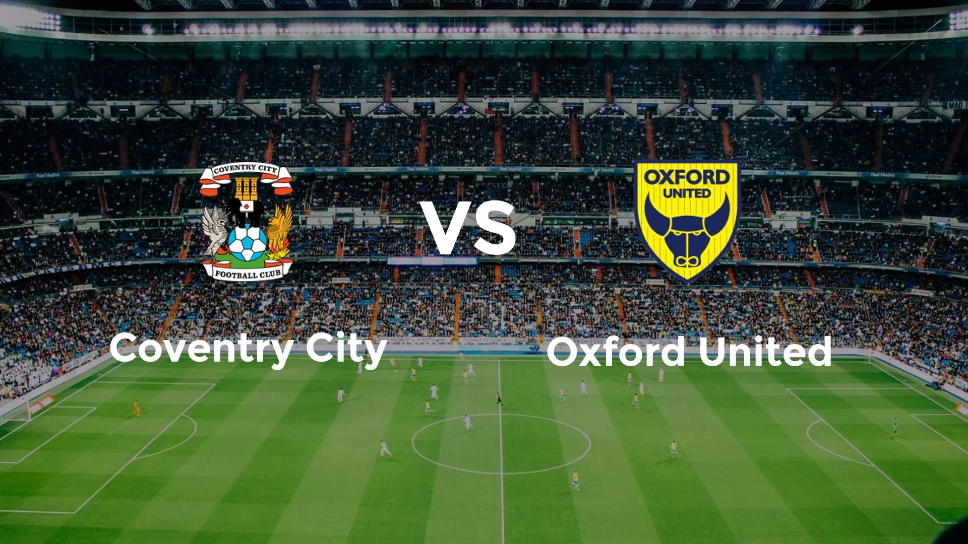Coventry City vs Oxford United