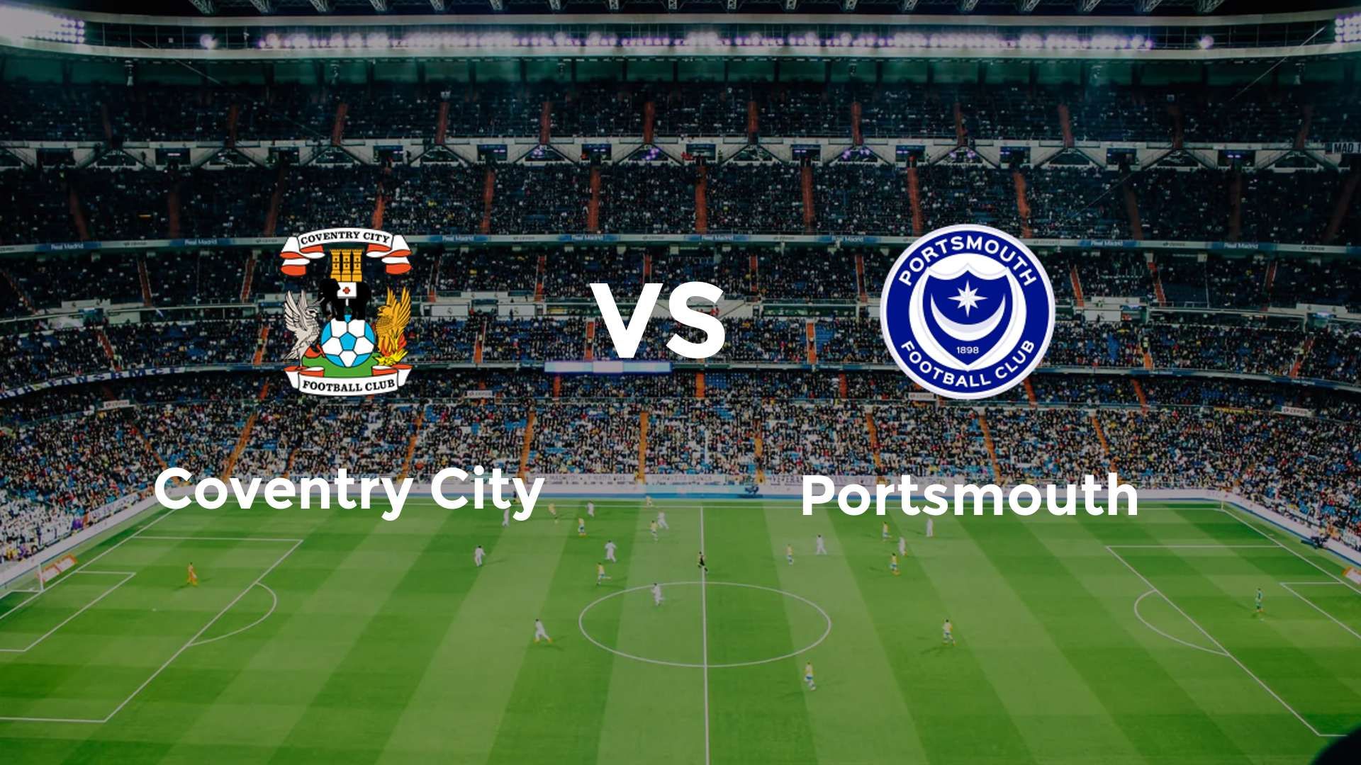 Coventry City vs Portsmouth