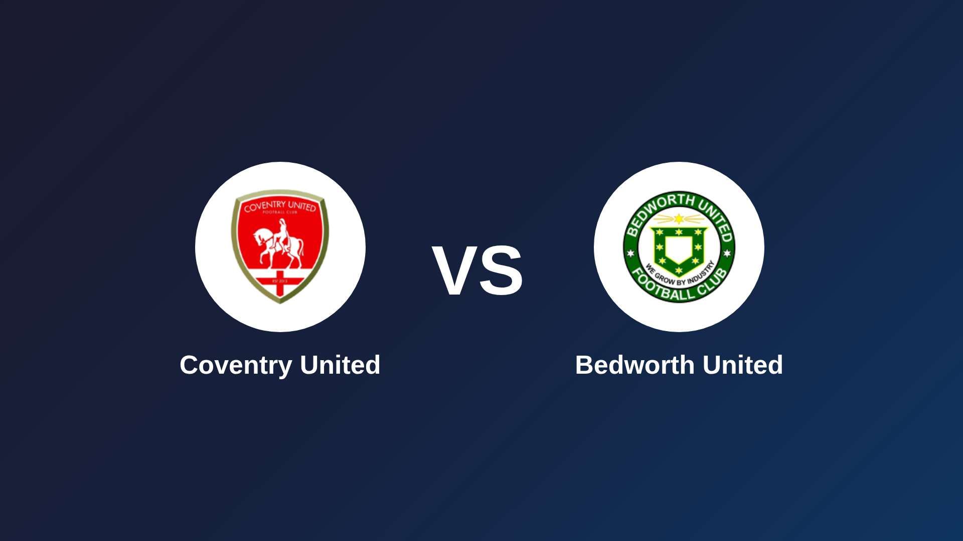 Coventry United vs Bedworth United