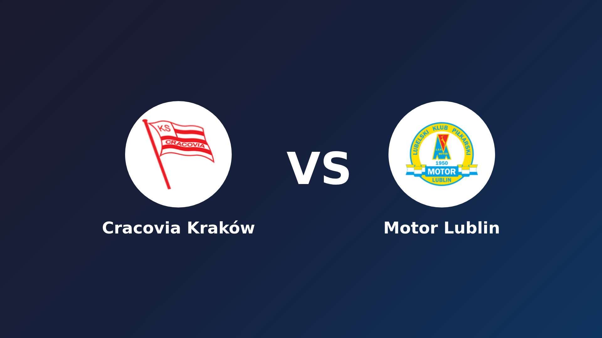 Cracovia Kraków vs Motor Lublin