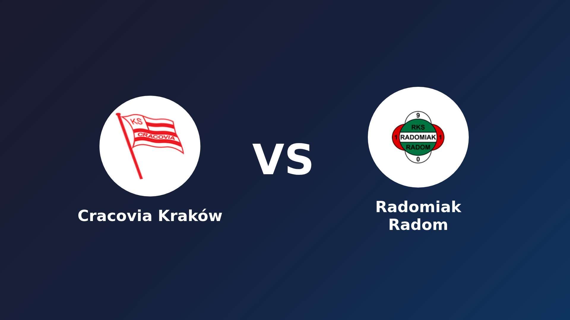 Cracovia Kraków vs Radomiak Radom