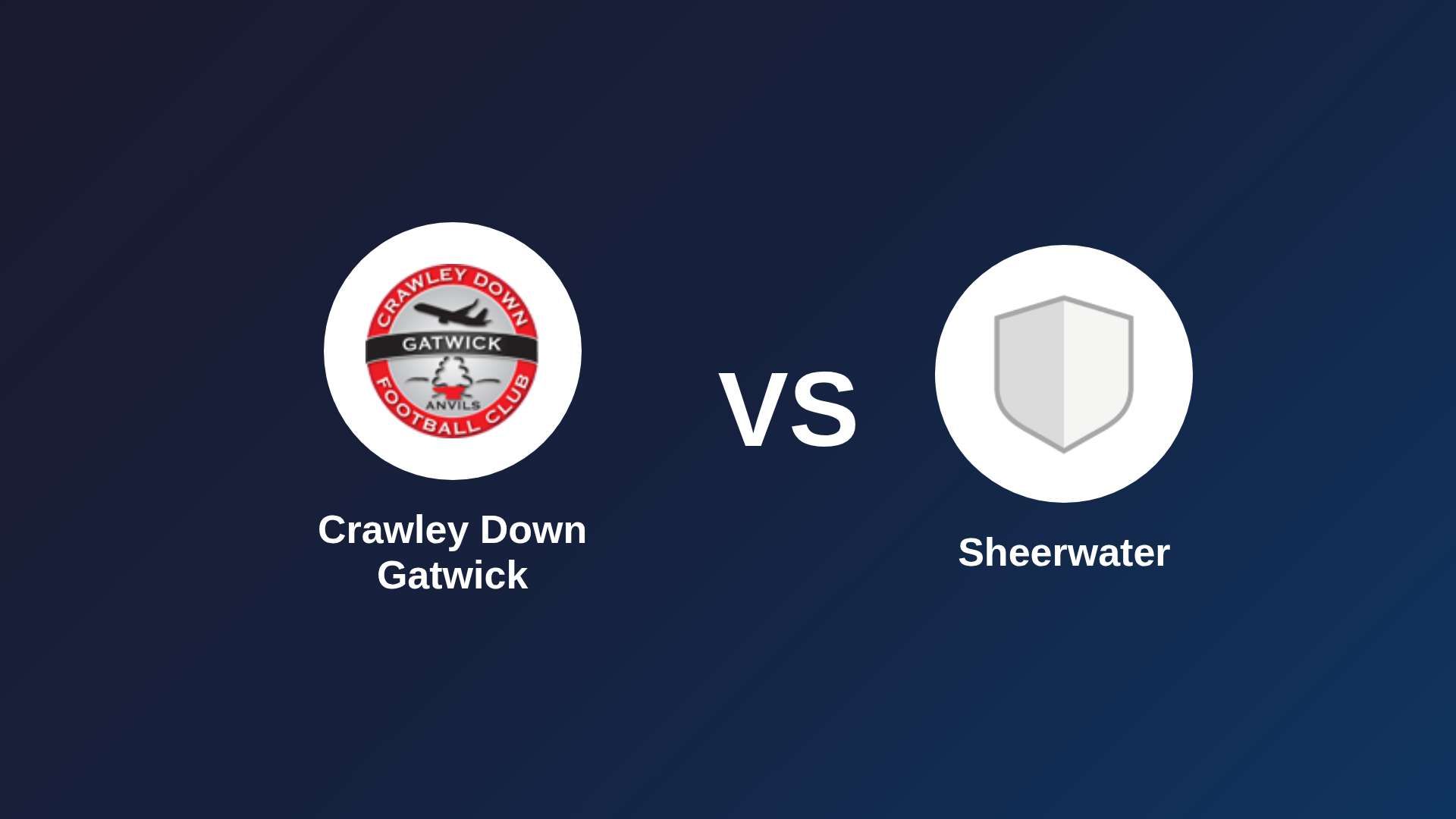 Crawley Down Gatwick vs Sheerwater