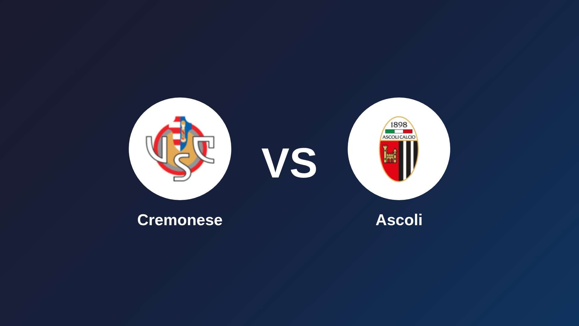 Cremonese vs Ascoli