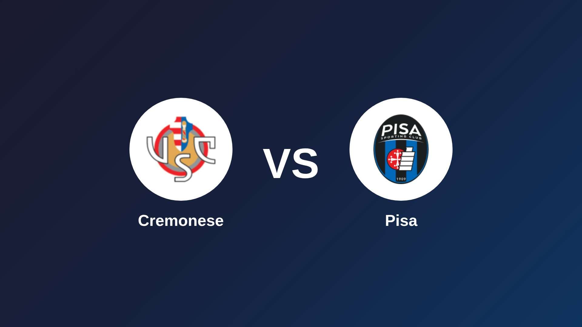 Cremonese vs Pisa