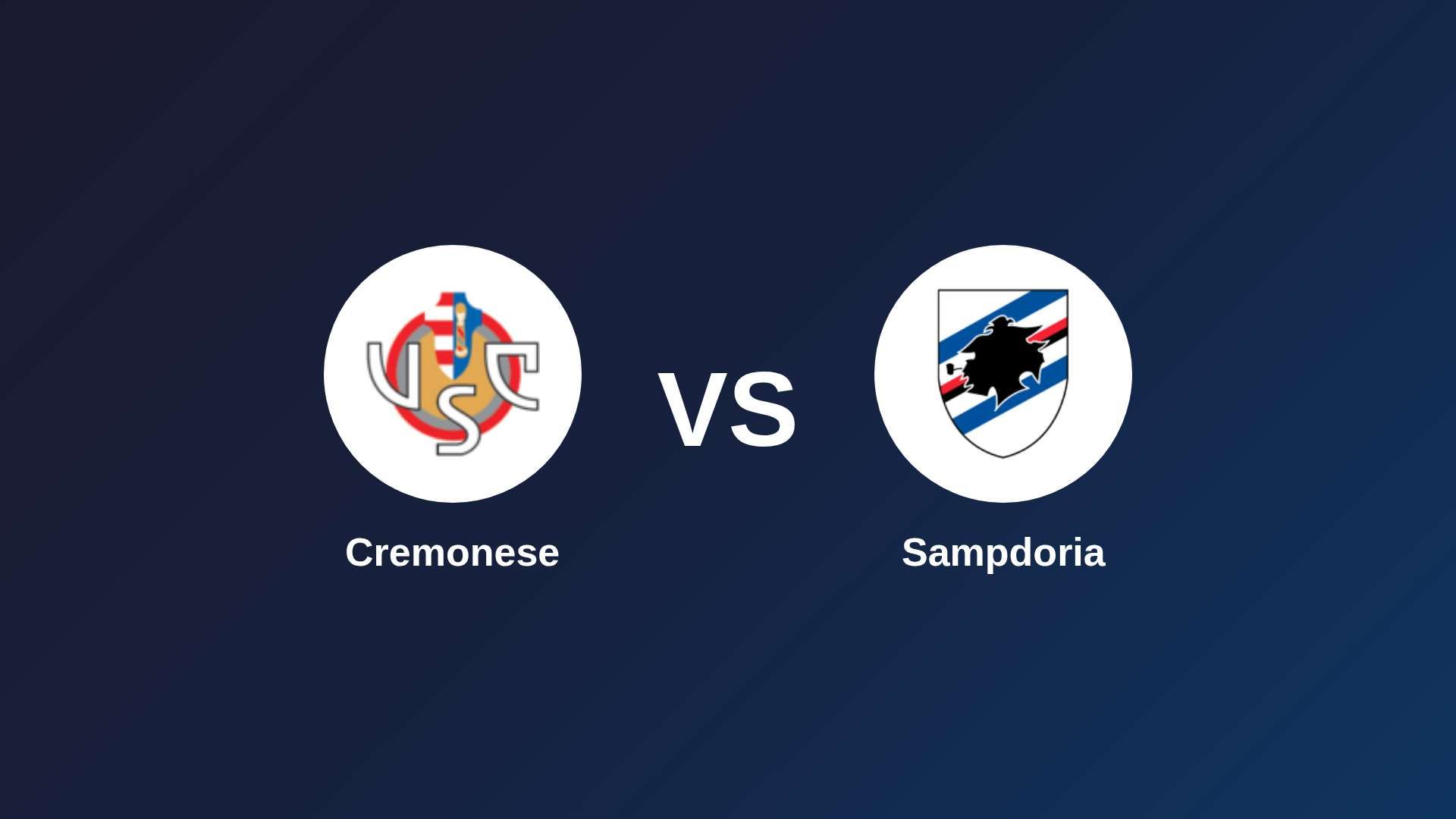 Cremonese vs Sampdoria
