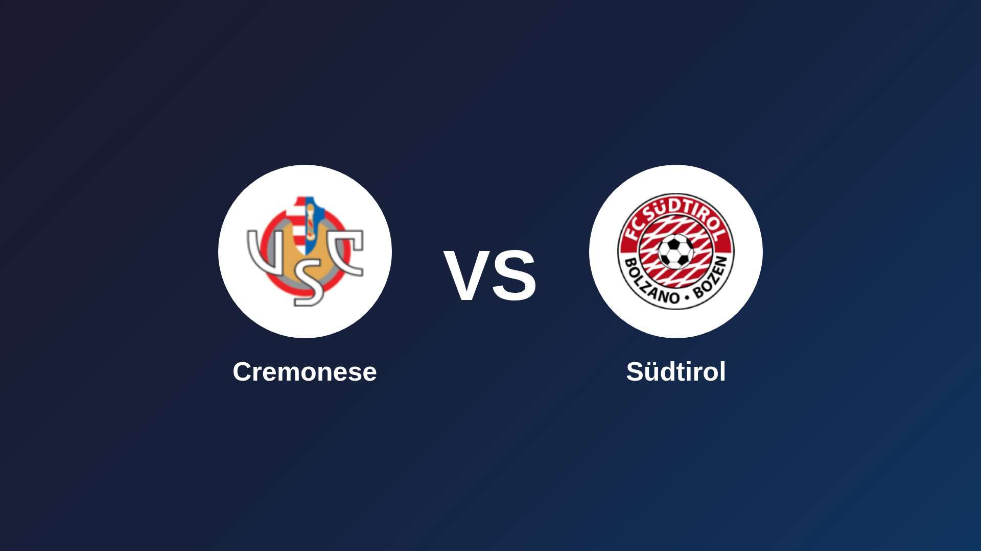Cremonese vs Südtirol
