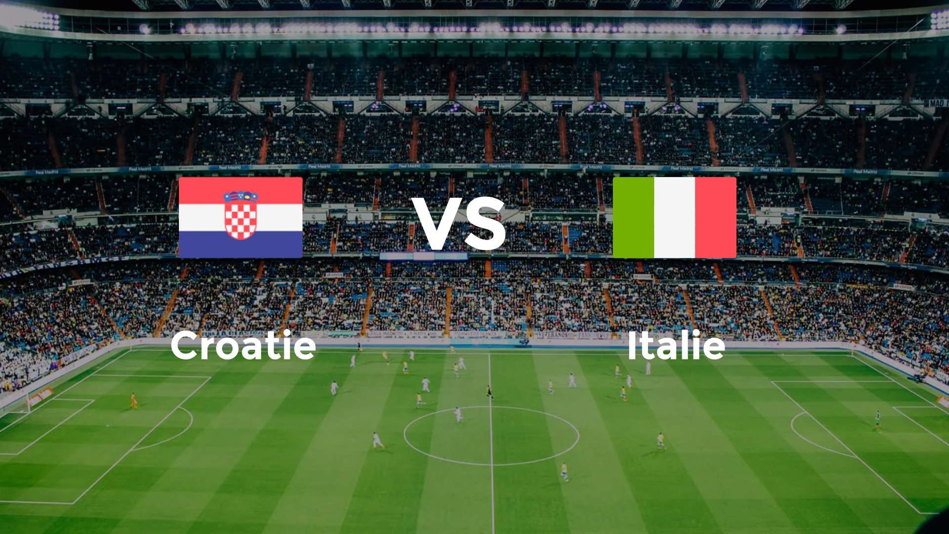 Croatie vs Italie