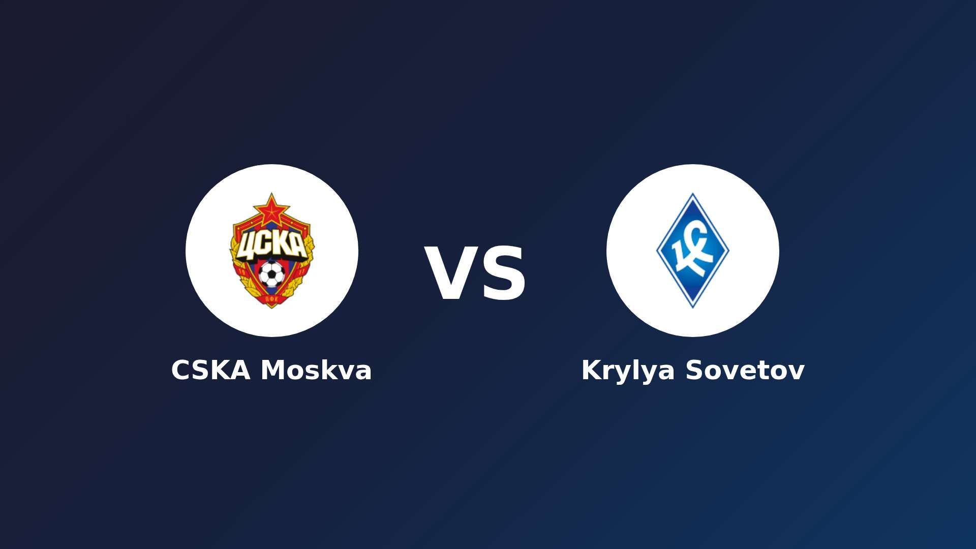 CSKA Moskva vs Krylya Sovetov