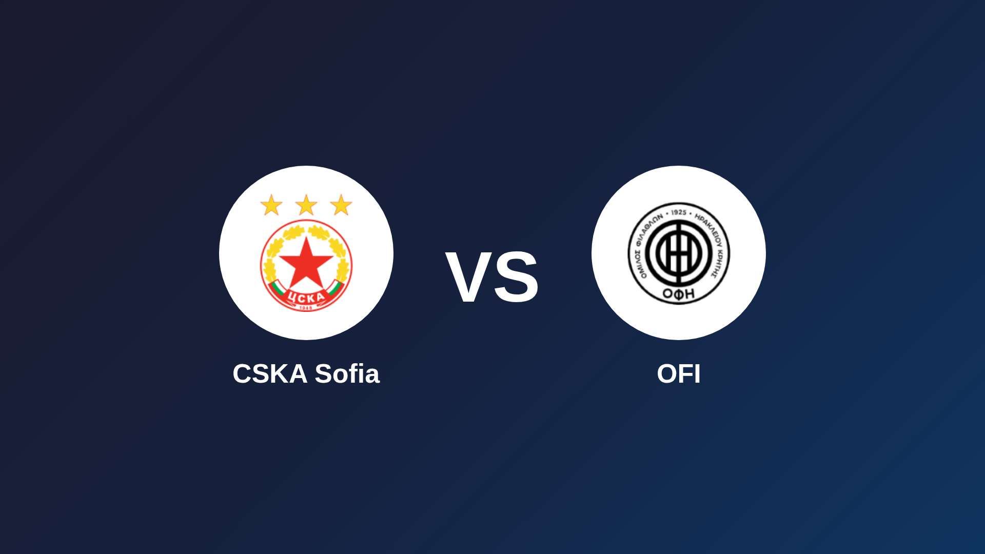 CSKA Sofia vs OFI