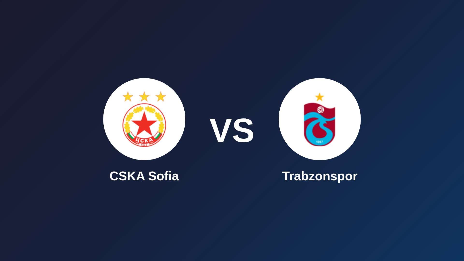 CSKA Sofia vs Trabzonspor