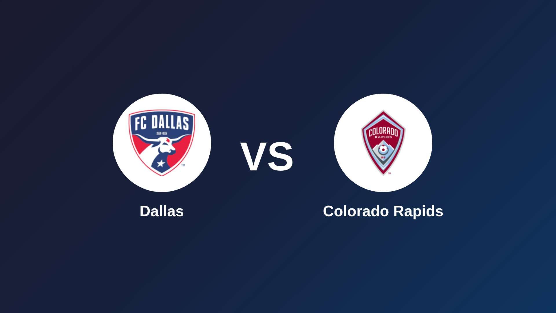 Dallas vs Colorado Rapids