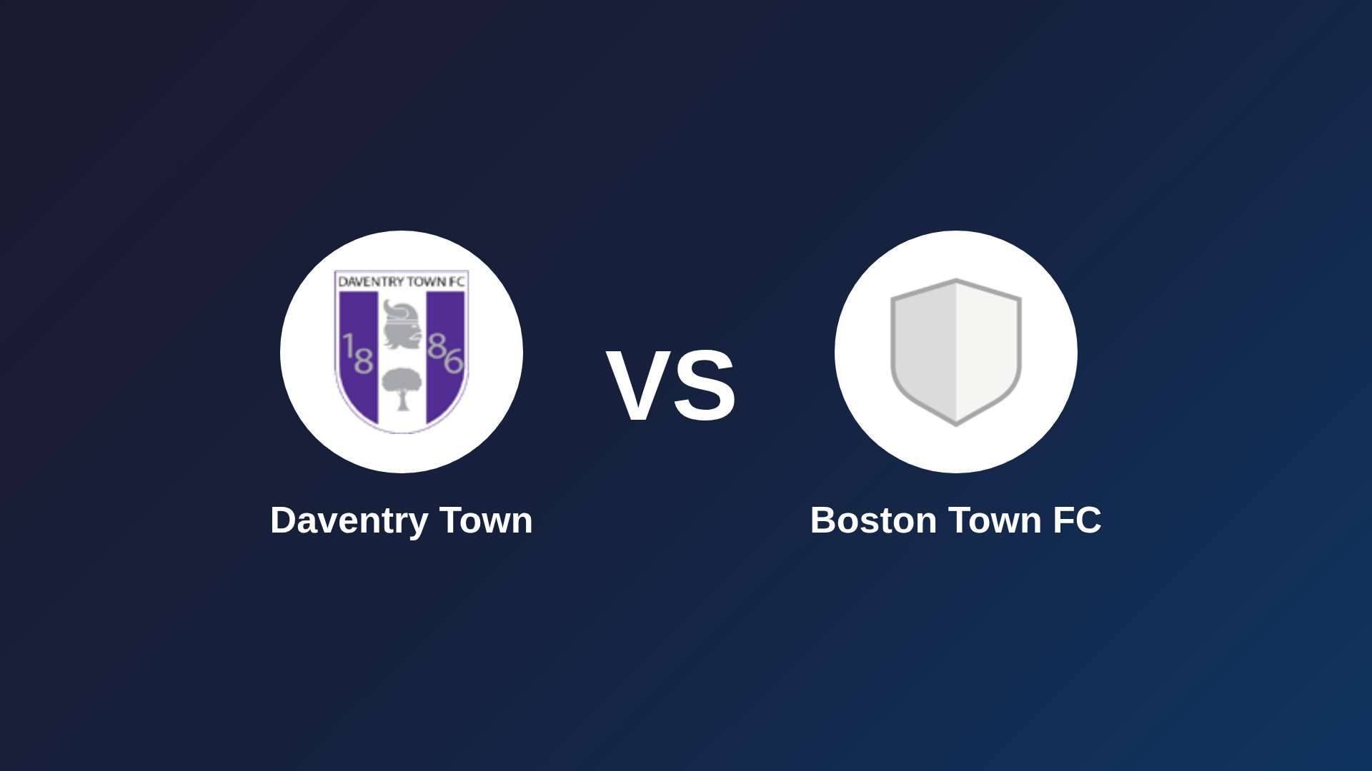 Daventry Town vs Boston Town FC