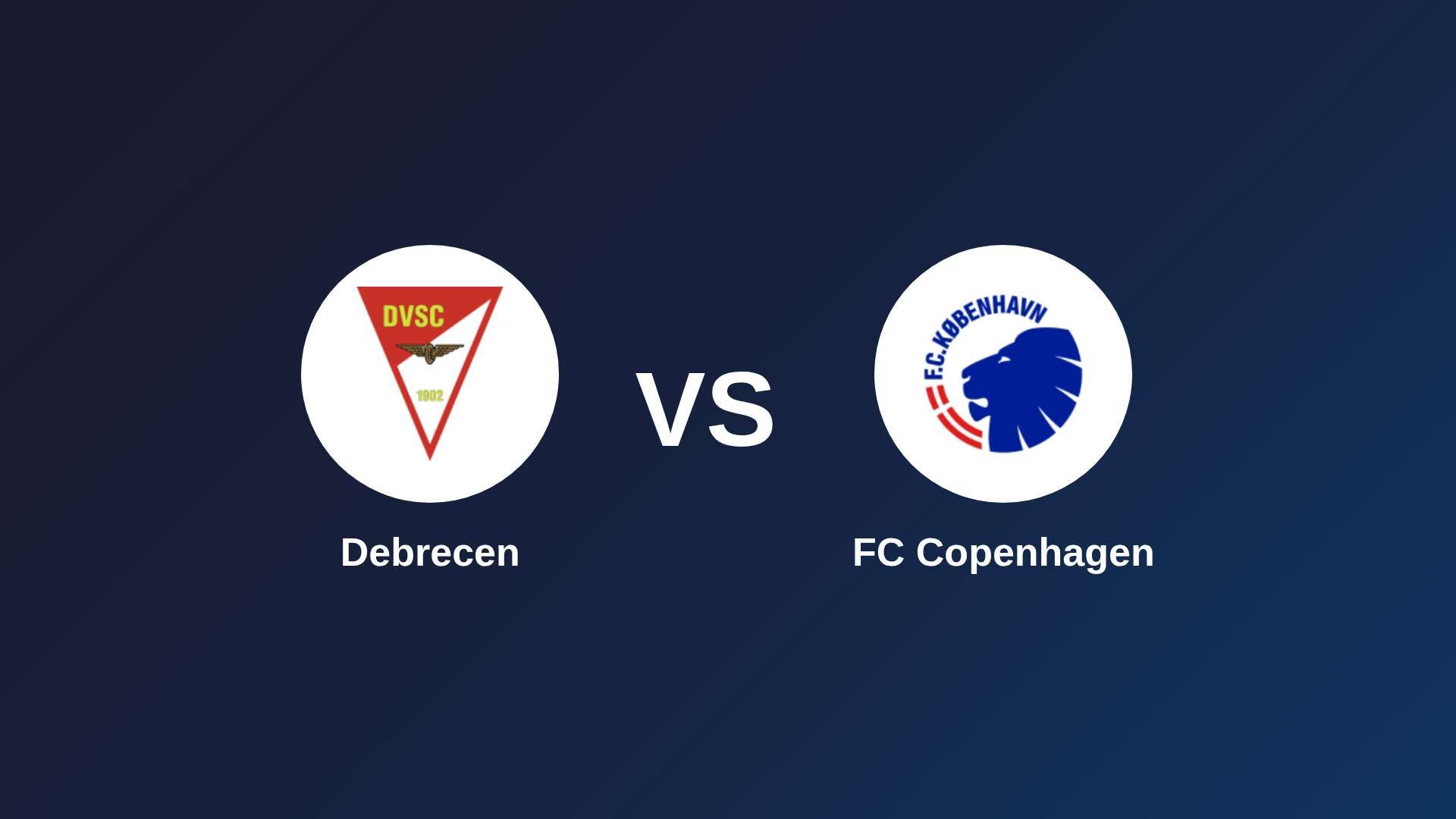 Debrecen vs FC København
