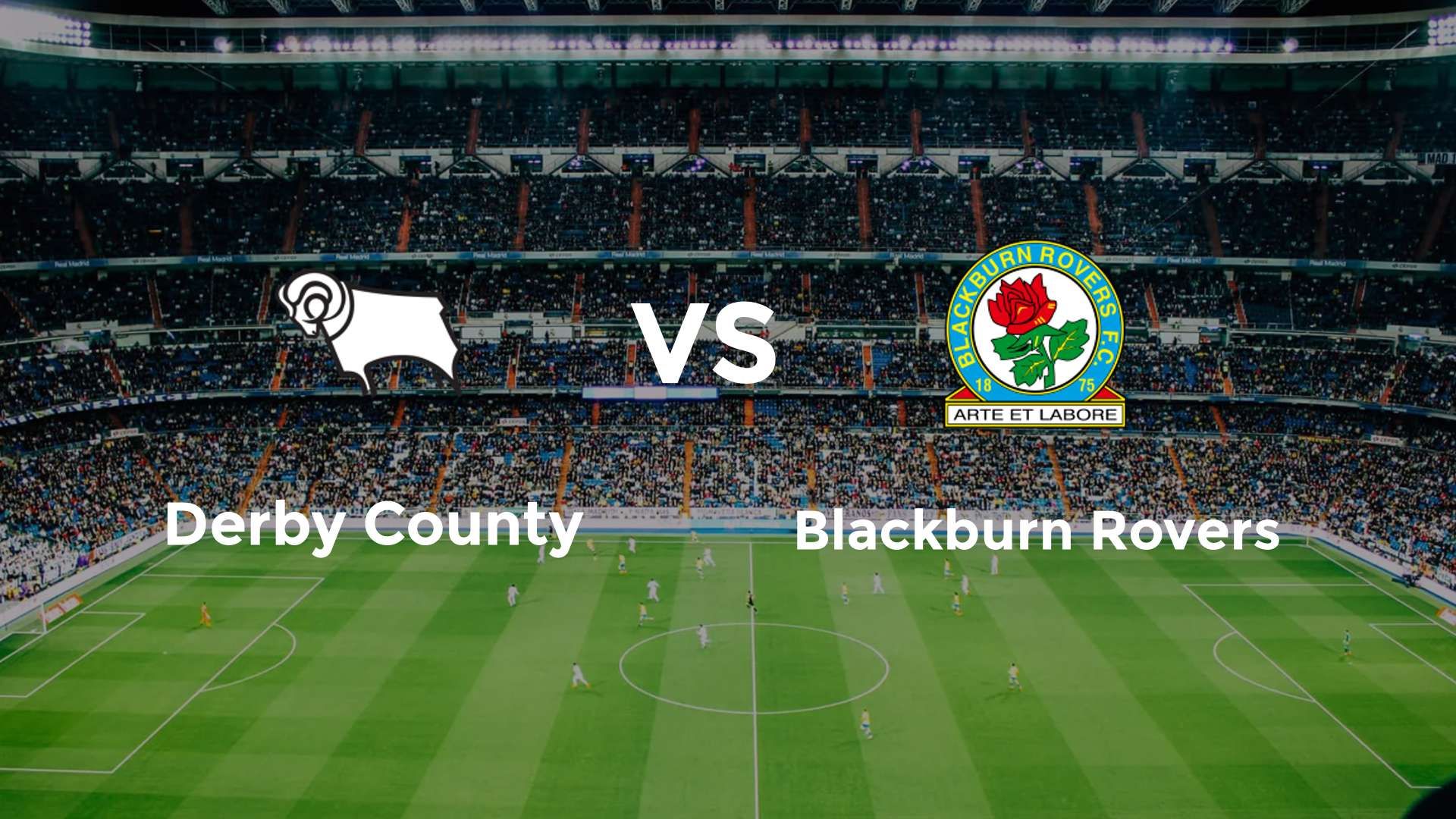 Derby County vs Blackburn Rovers